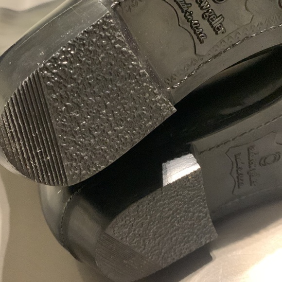 Andrew Geller Black Fleece Lined Boots Size 9 - Picture 8 of 12